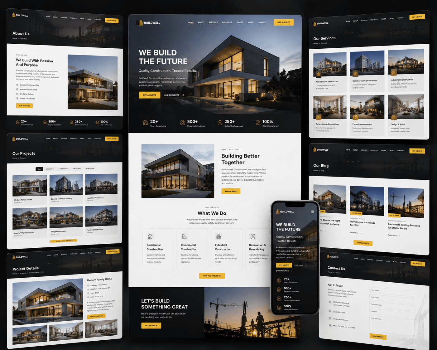 Buildwell Construction - Web Design