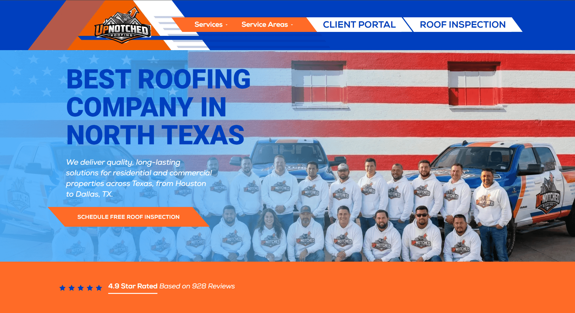 Roofing Company - Web Design